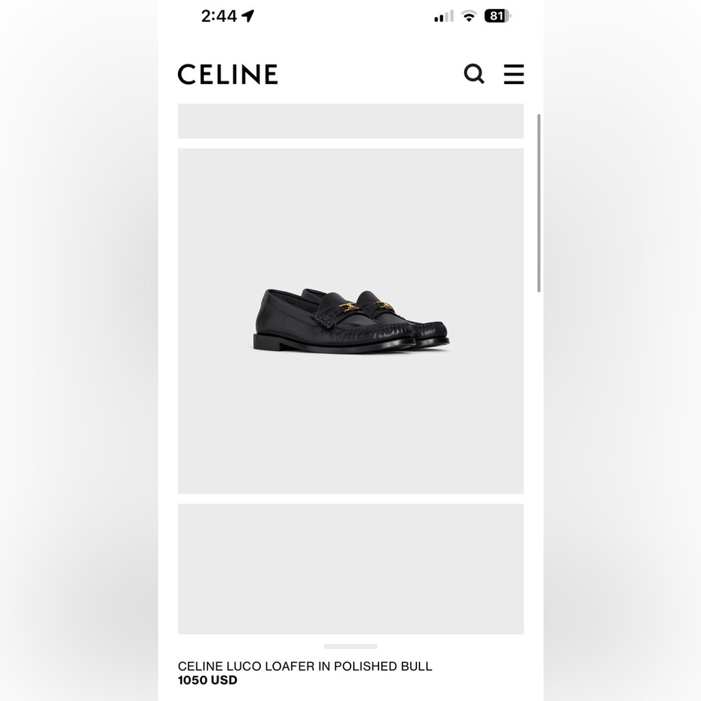 Celine Luco loafers
